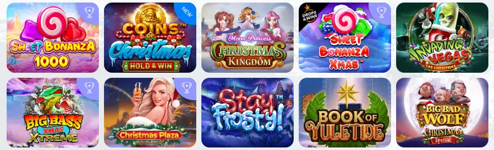 Vue d'ensemble des jeux Nyx Bets Casino