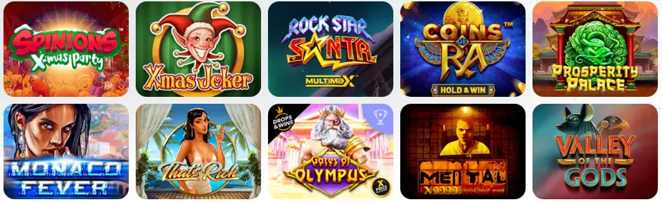 NYX BETS CASINO Machines à sous classiques