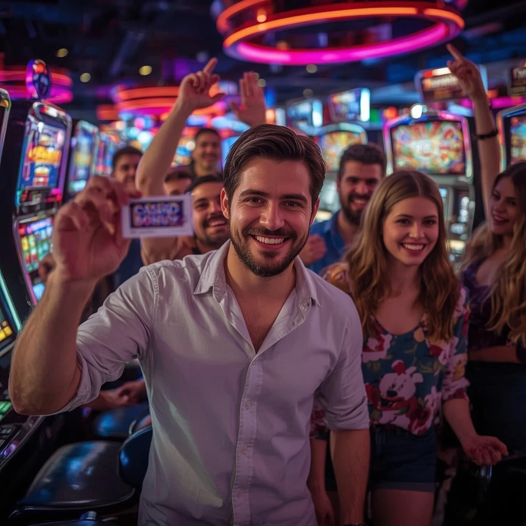 une personne tenant un bonus Nyx Bets Casino